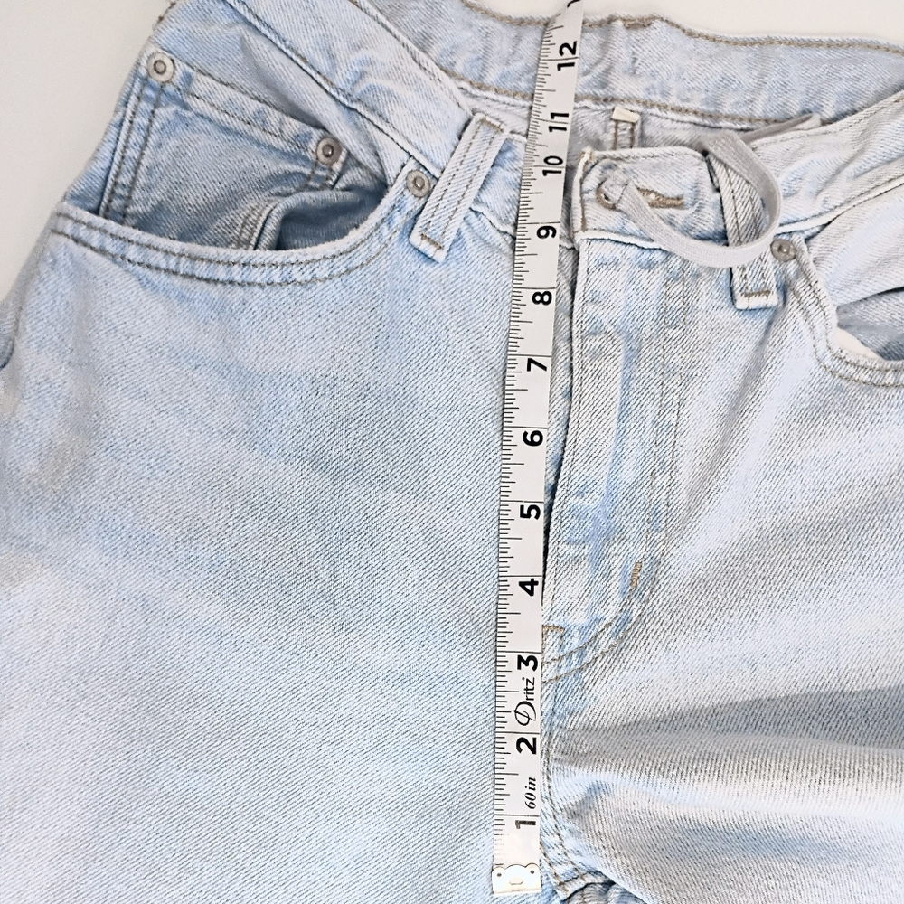 Levi's Baggy Straight Leg Light Wash Drawstring Jeans 27 - Picture 12 of 15